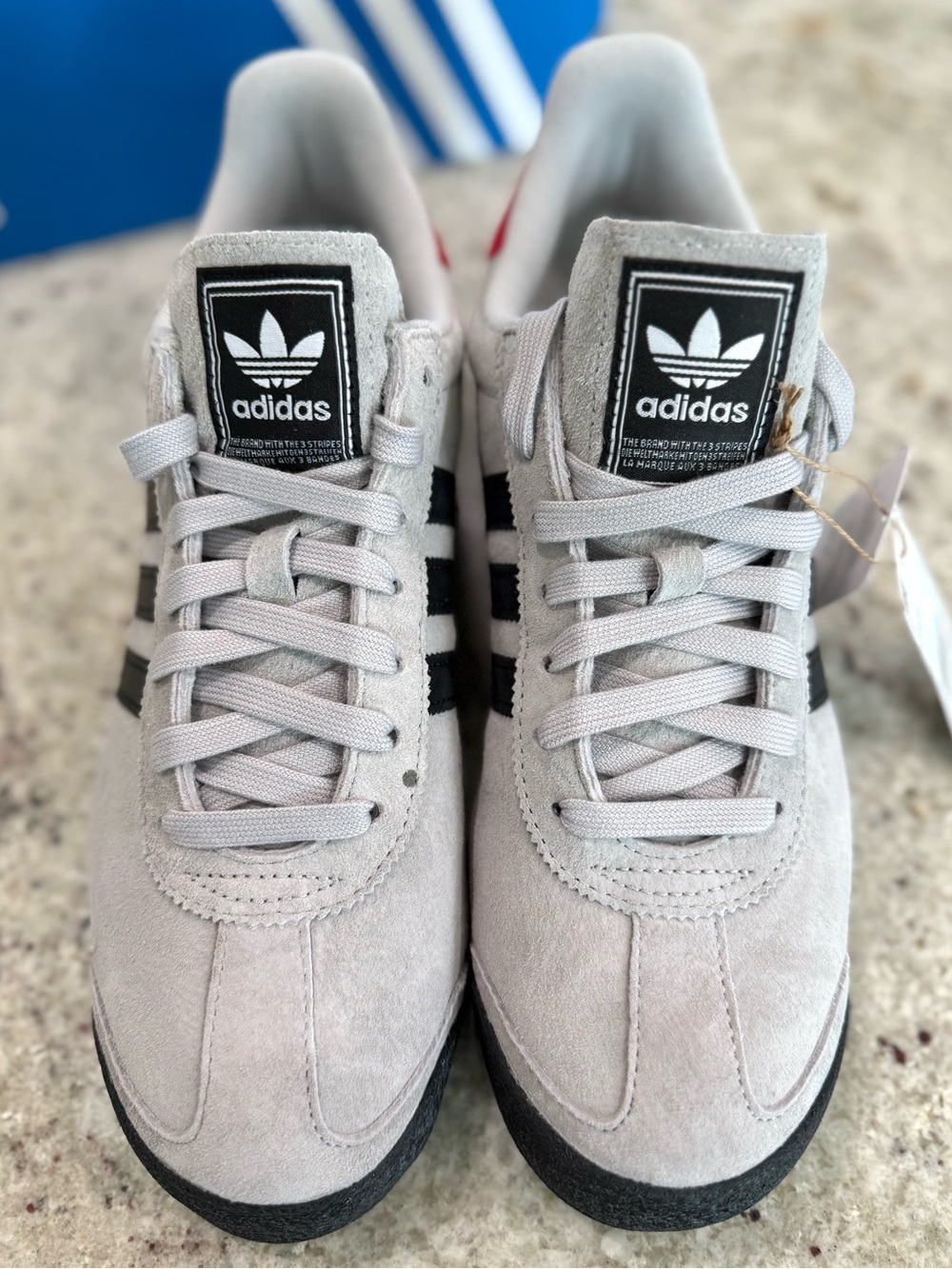 Adidas Samoa Men's Sneakers in Grey - Picture 2 of 15